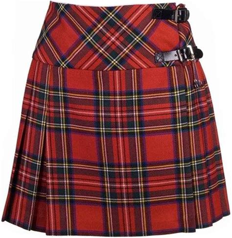 the scotland kilt company ladies royal stewart tartan scottish mini billie kilt mod skirt at