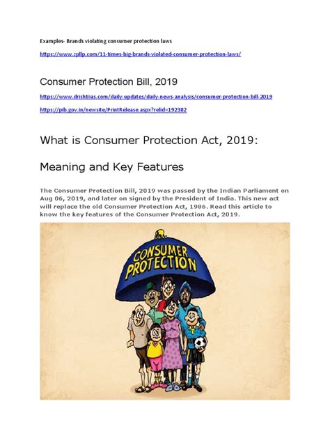 consumer protection bill 2019 pdf consumer protection false advertising