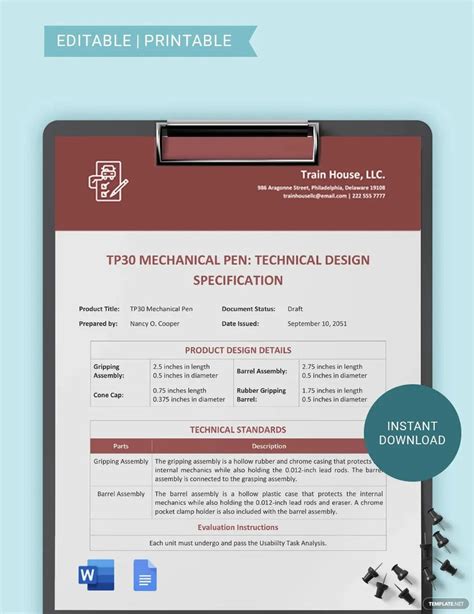 Technical Specification What Is A Technical Specification Definition