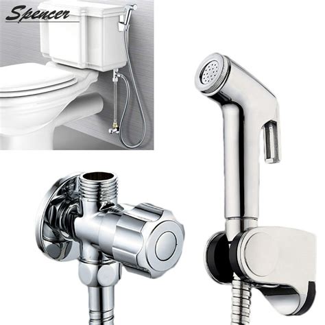 Spencer Portable Stainless Steel Handheld Bidet Toilet Sprayer Kit With