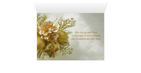 Seasons Greetings Gold Photo Card By Janz Zazzle