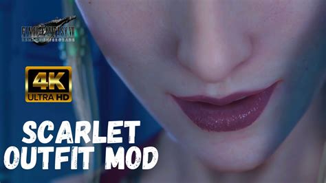 Ff7 Remake Intergrade Scarlet With Better Outfit Pc Mods Youtube