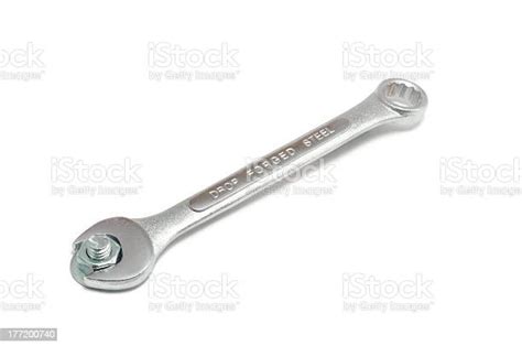 Combination Wrench With Bolt Nut And Washer Stock Photo Download