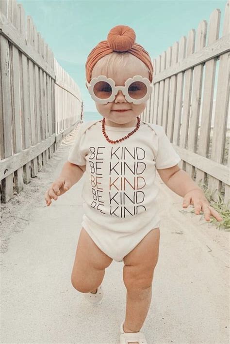 Add all the essential style staples to his closet with our baby boys' clothes. Be Kind organic onesie, baby, boy, girl, unisex, gender ...
