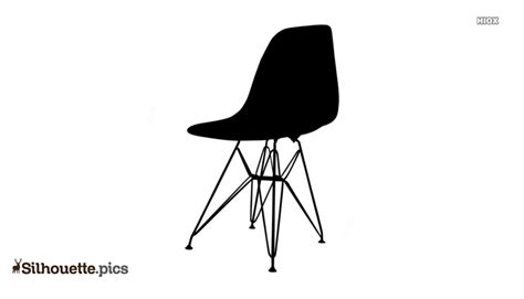 Eames Chair Silhouette Image For Download Silhouettepics
