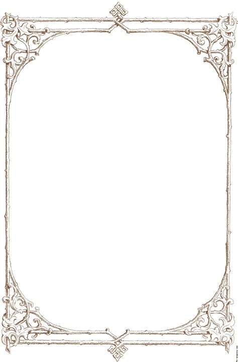 Victorian Border Royalty Free Vector Image Vectorstock Riset