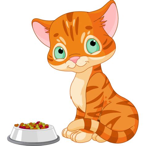 Dinner Time Manners Cat And Clip Art