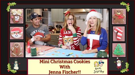 Mini Christmas Cookies With Jenna Fischer Baking With Josh And Ange