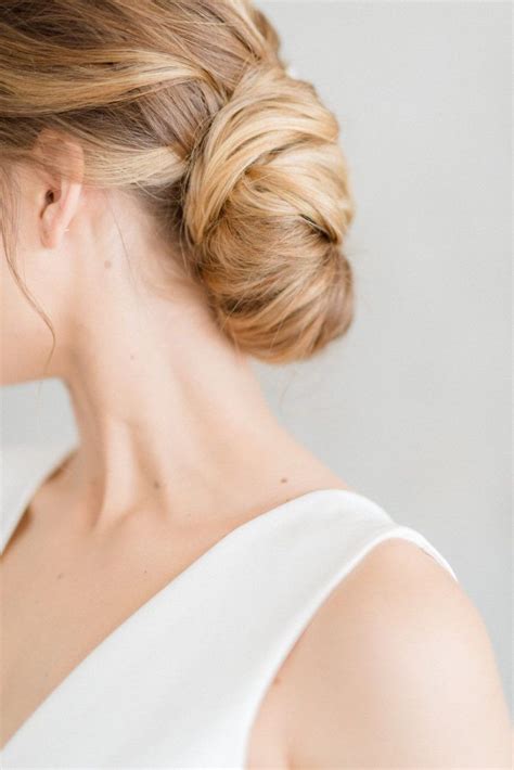 A Beautiful Low Chignon Is Always A Great Wedding Hair Option