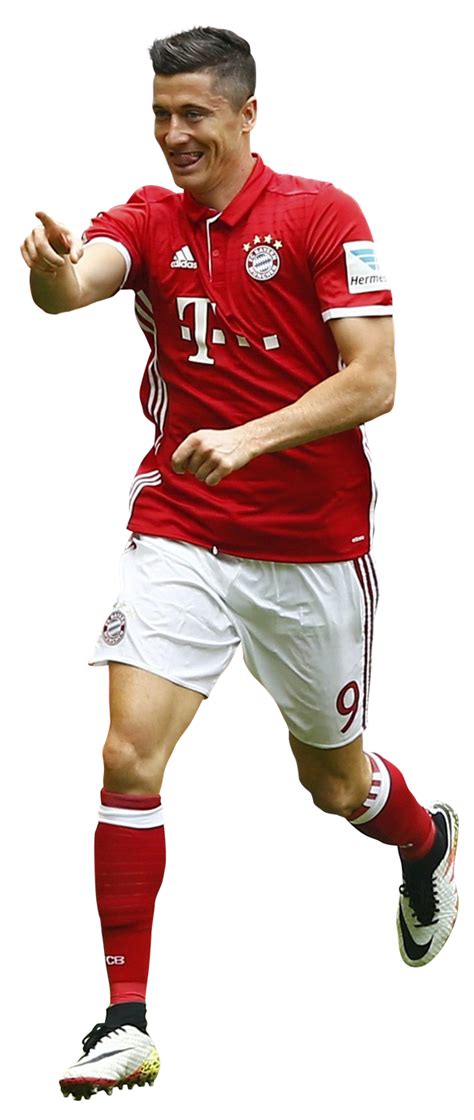 Robert lewandowski fc bayern münih bundesliga volkswagen arena borussia dortmund, png. Robert Lewandowski football render - 25753 - FootyRenders