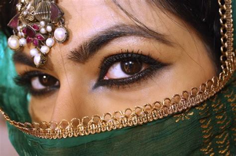 Eye Makeup Using Kajal