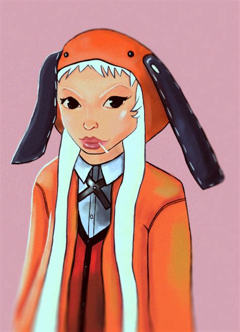 A red blazer with black trim lining the cuffs and collar, a white. Runa Yomozuki by Hihita on DeviantArt