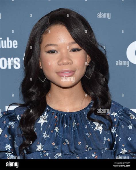 Storm Reid Arriving To The Glsen Respect Awards At Beverly Wilshire Hotel On October In