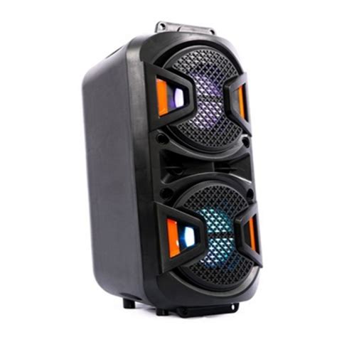 Parlante Doble Portatil Fm Usb Bluetooth Led Lige A49 Otros Audio Para El Hogar