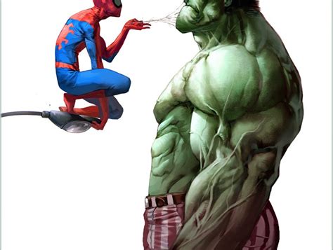 Gfest Spidey Vs Hulk Simply Amazing Comic Art