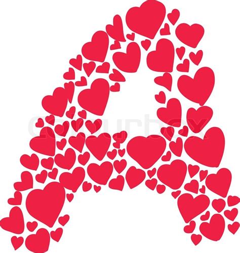 Check spelling or type a new query. Colorful heart alphabet set | Stock Vector | Colourbox