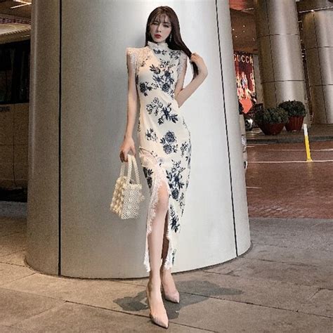 chinese dress modern woman retro qipao bodycon sexy lingerie cheongsam summer traditional mini