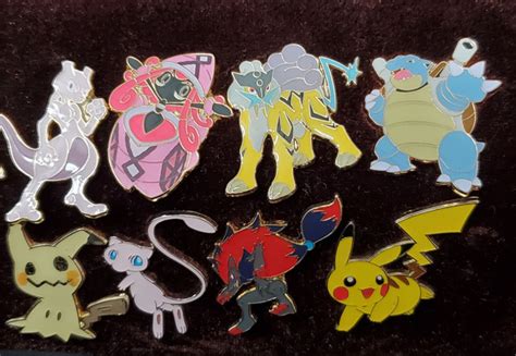 3 official pokemon pins wish