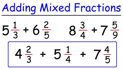 How To Add Two Fractions With Whole Numbers Astar Tutorial