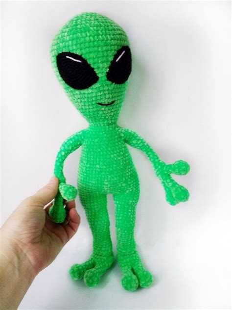 Cute Alien Plushie Toy Space Science Toy Alien Doll Ufo Decor Etsy