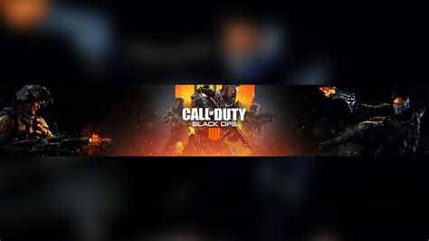 Free Call Of Duty Black Ops 4 Youtube Banner Template