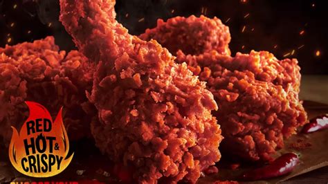 Kfc Now Has Red Hot And Crispy Chicken On Menu