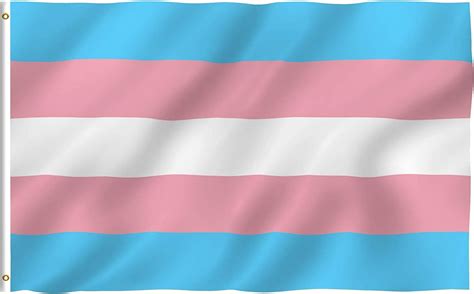 Anley Fly Breeze 3x5 Foot Transgender Flag Vivid Color