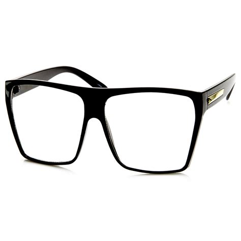 Large Oversized Retro Fashion Clear Lens Square Glasses Ebay