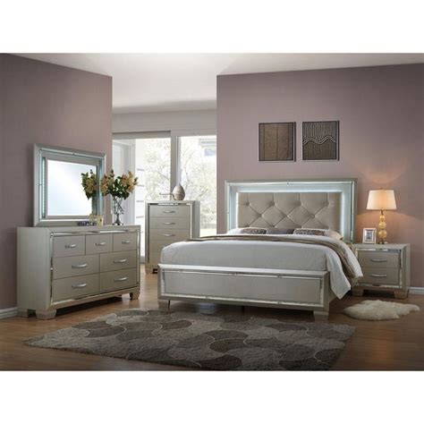 Browse our great prices & discounts on the best glam bedroom collections. Cambridge Elegance Gold Queen Bed Frame with LED Mood ...