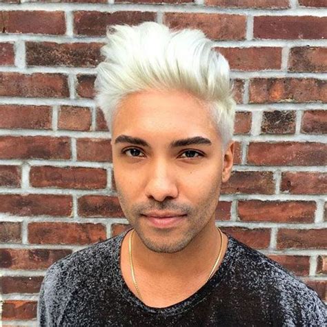 Bleached Hair For Men Blonde Platinum And Dyed Hairstyles 2022 Guide