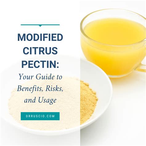 Modified Citrus Pectin Your Guide To Benefits Risks And Usage