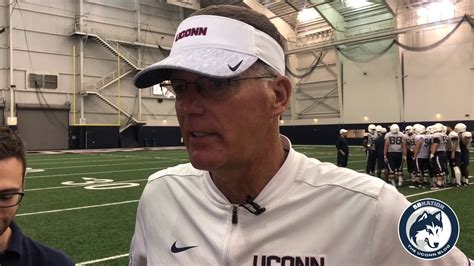 Uconn Football Coach Randy Edsall On Loss Of Donevin Oreilly To Acl
