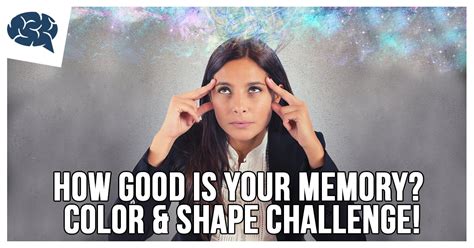 How Good Is Your Memory Color And Shape Challenge Brainfall