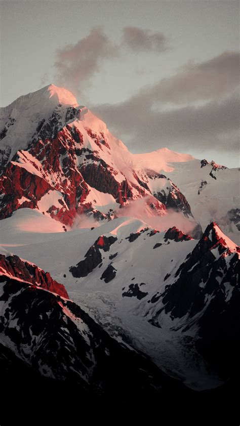 Glacier Peak Mountains Nature 1080x1920 Wallpaper Landscape