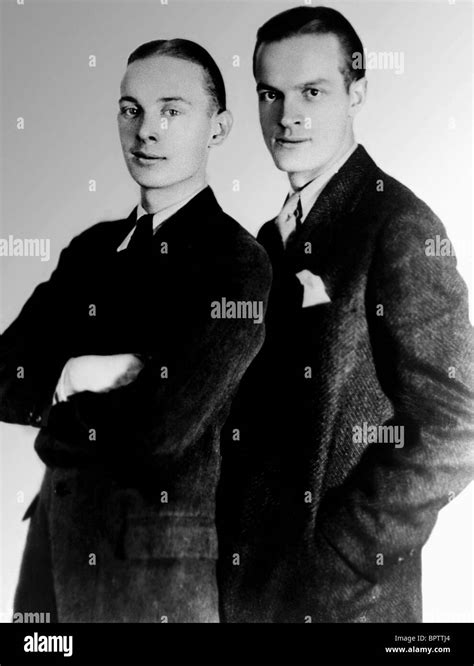 Jack Hope And Bob Hope Actor With Brother 1928 Stock Photo Alamy