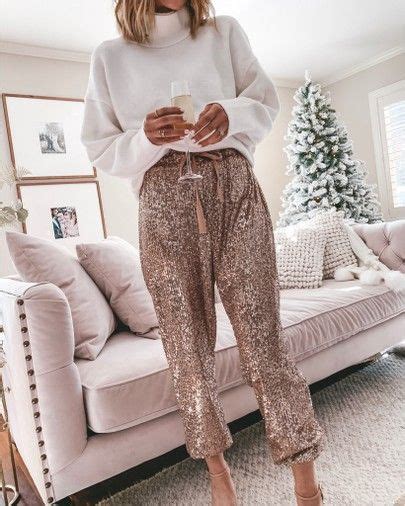 Sequin Pants Xs Holiday Christmas Party Outfit Christmas Outfits Dressy Christmas
