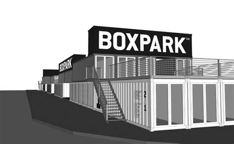 Boxpark A Pop Up Shipping Container Mall Planned For Shoreditch London