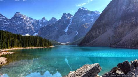 Beautiful Blue Mountain Lake 3840x2160 4k 169 Ultra Hd Uhd Desktop Background