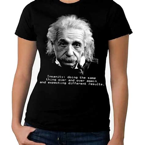 T Shirt Men Albert Einstein Tshirt Gravitational Waves T Shirt Cotton