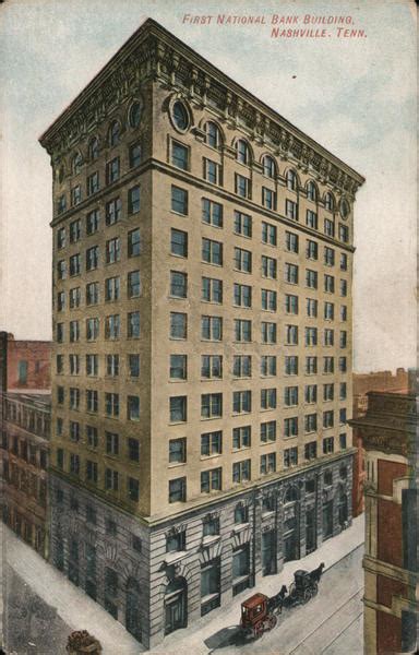 First National Bank Building Nashville Tn Postcard