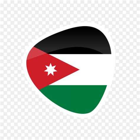 Jordan Flag Icon On Transparent Background Png Similar Png