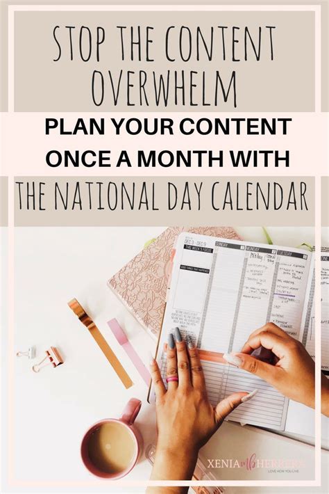 The Celebrate Every Day National Day Calendar Helps You To Take
