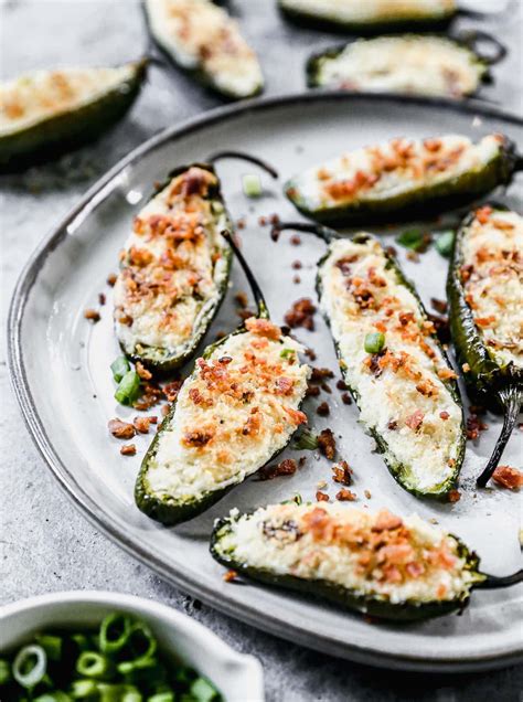 Jalapeno Poppers With Bacon Cream Cheese And Crispy Breadcrumbs