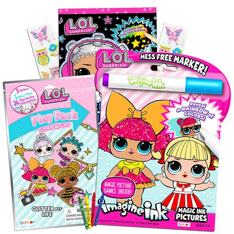 Buy Dolls Coloring And Activity Bundle For Kids Toddlers Lol Dolls