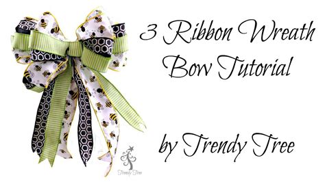 How to tie gartside gurgler fly. Make a Three Ribbon Bow by Trendy Tree - YouTube