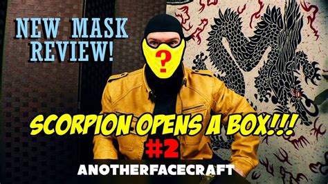Subzero scorpion mortal kombat 11 моющиеся многоразовые половина маска рот фильтры. Scorpion Open's a Box! #2 MK11 Classic Scorpion Mask ...