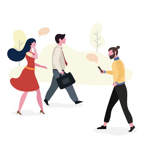 Working People Walking To Workspace 660774 Vector Art At Vecteezy