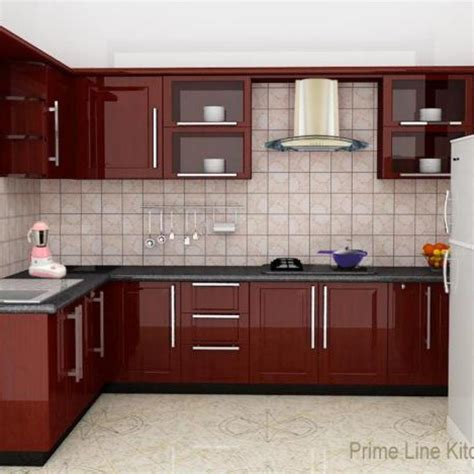 Contemporary Kitchen Design In Kerala : Contemporary Kitchen Layout " U