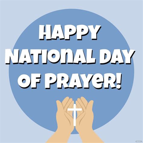 National Day Of Prayer Greetings Clipart In Illustrator Svg Eps