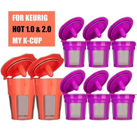 Also our reusable k cups is safe for dishwasher, it is very easy to clean after enjoying coffee, it will help you keep energetic all day BRBHOM Reusable My K-CUP Refillable K-Carafe Coffee Filter ...
